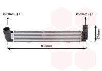 Ladeluftkühler  für RENAULT MEGANE III Schrägheck (BZ0/1_, B3_)