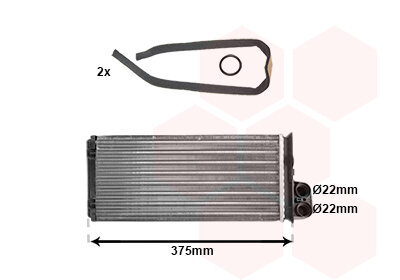 Wärmetauscher, Innenraumheizung  für RENAULT MASTER II Kasten (FD)