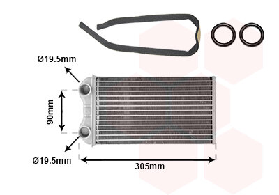 Wärmetauscher, Innenraumheizung  für RENAULT TRAFIC II Bus (JL)