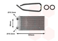Wärmetauscher, Innenraumheizung  für RENAULT TRAFIC II Bus (JL)