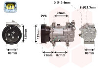 Kompressor, Klimaanlage  für RENAULT TWINGO II (CN0_)