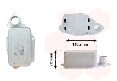 Ölkühler, Motoröl  für RENAULT MASTER III Bus (JV)