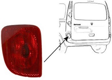 Nebelschlussleuchte links,Stoßfänger für RENAULT KANGOO Express (FW0/1_)