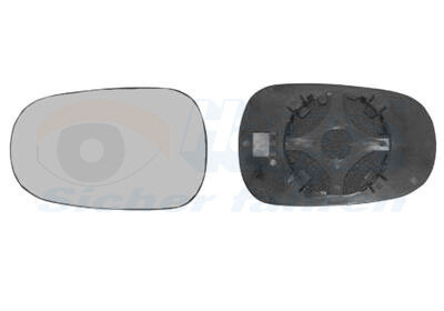 Spiegelglas, Außenspiegel rechts für RENAULT CLIO I (B/C57_, 5/357_)
