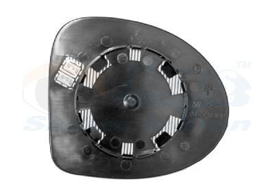 Spiegelglas, Außenspiegel links für RENAULT TWINGO II (CN0_)