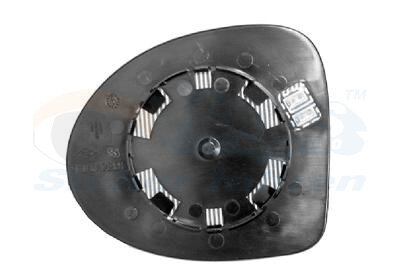 Spiegelglas, Außenspiegel rechts für RENAULT TWINGO II (CN0_)