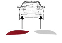 Rückstrahler links für RENAULT MEGANE III Grandtour (KZ0/1)