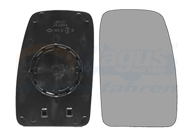 Spiegelglas, Außenspiegel rechts für OPEL MOVANO A Bus (X70)