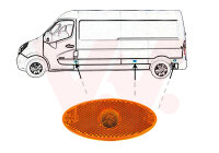 Seitenmarkierungsleuchte beidseitig,links,rechts für OPEL MOVANO B Bus (X62)