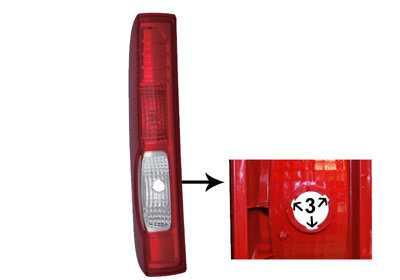 Heckleuchte links für RENAULT TRAFIC II Bus (JL)