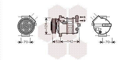 Kompressor, Klimaanlage  für SAAB 9-5 (YS3E)