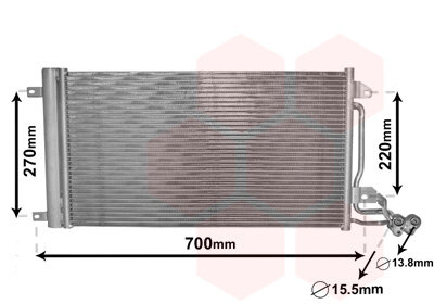 Kondensator, Klimaanlage  für SEAT IBIZA IV (6J5, 6P1)