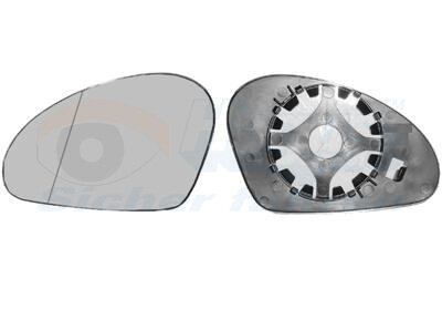 Spiegelglas, Außenspiegel links für SEAT IBIZA III (6L1)