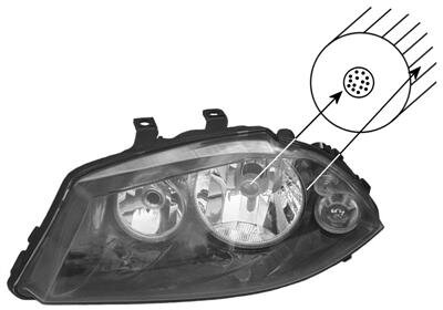 Hauptscheinwerfer links für SEAT IBIZA III (6L1)