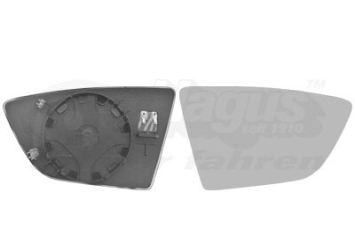 Spiegelglas, Außenspiegel rechts für SEAT LEON ST (5F8)