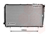 Kühler, Motorkühlung  für SUBARU LEGACY I...