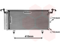 Kondensator, Klimaanlage  für SUBARU OUTBACK (BR)