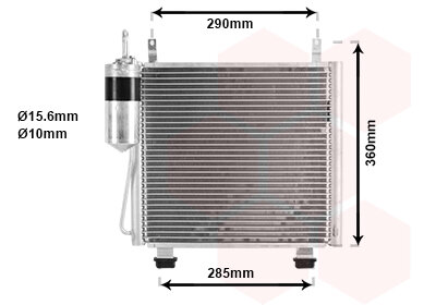 Kondensator, Klimaanlage  für SUZUKI WAGON R+ Schrägheck (EM)