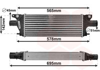 Ladeluftkühler  für FIAT SEDICI (189_)