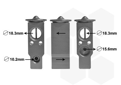 Expansionsventil, Klimaanlage  für TOYOTA YARIS (_P1_)