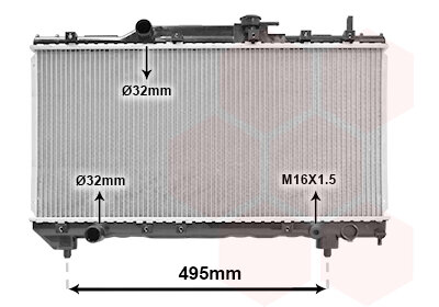 Kühler, Motorkühlung  für TOYOTA CARINA E VI Stufenheck (_T19_)