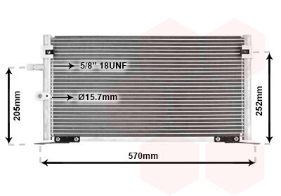 Kondensator, Klimaanlage  für TOYOTA HILUX VI Pick-up (_N1_)