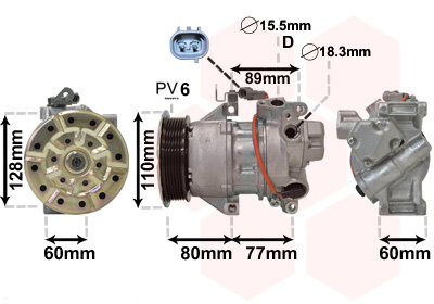Kompressor, Klimaanlage  für TOYOTA AURIS (_E15_)