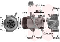 Kompressor, Klimaanlage  für TOYOTA YARIS (_P13_)