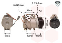 Kompressor, Klimaanlage  für TOYOTA LAND CRUISER...
