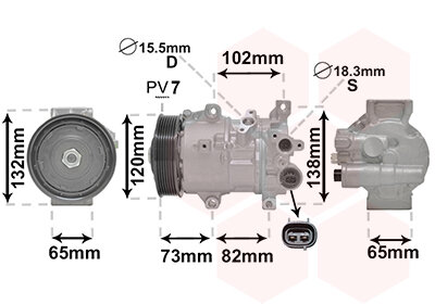 Kompressor, Klimaanlage  für TOYOTA RAV 4 IV (_A4_)