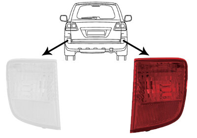 Nebelschlussleuchte rechts,Stoßfänger für TOYOTA LAND CRUISER 200 (_J2_)
