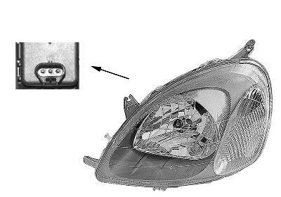 Hauptscheinwerfer links für TOYOTA YARIS (_P1_)