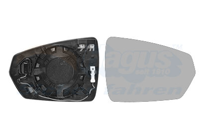 Spiegelglas, Außenspiegel rechts für VW POLO VI (AW1, BZ1, AE1)