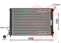 Kühler, Motorkühlung  für VW GOLF I...