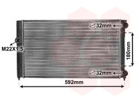 Kühler, Motorkühlung  für VW GOLF III (1H1)
