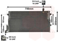 Kondensator, Klimaanlage  für VW PASSAT B3/B4 (3A2, 35I)