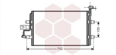 Kondensator, Klimaanlage  für VW GOLF IV (1J1)