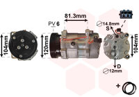 Kompressor, Klimaanlage  für VW PASSAT B3/B4 (3A2, 35I)