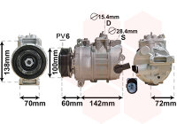 Kompressor, Klimaanlage  für VW TRANSPORTER T5 Bus...