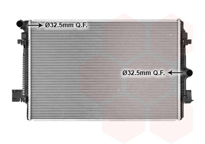 Kühler, Motorkühlung  für VW POLO VI (AW1, BZ1, AE1)