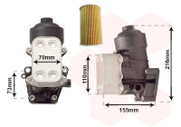 Ölkühler, Motoröl  für VW PASSAT B7...