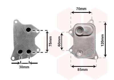 Ölkühler, Motoröl  für VW BEETLE (5C1, 5C2)