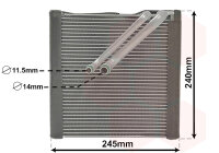 Verdampfer, Klimaanlage  für SEAT ALHAMBRA (710, 711)