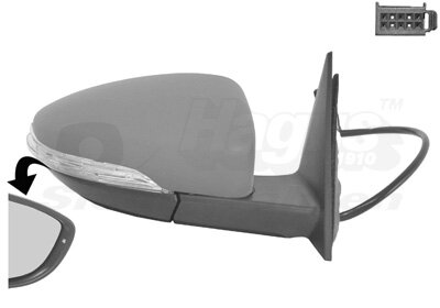 Außenspiegel rechts für VW BEETLE (5C1, 5C2)