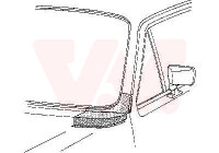 Frontscheibenrahmen links für VW GOLF I (17)