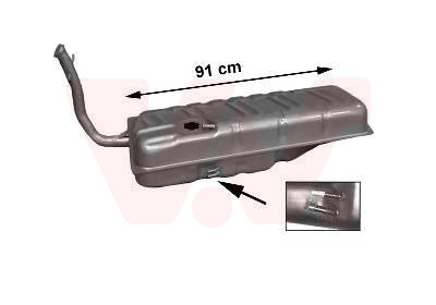 Kraftstoffbehälter  für VW POLO II (86C, 80)