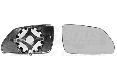 Spiegelglas, Außenspiegel rechts für VW POLO IV (9N_, 9A_)