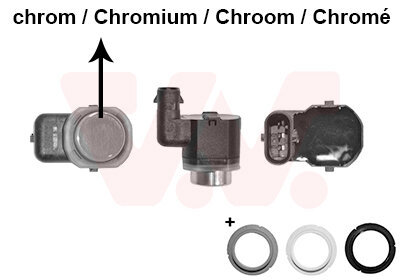 Sensor, Einparkhilfe innen,vorne für VW PASSAT B6 Variant (3C5)