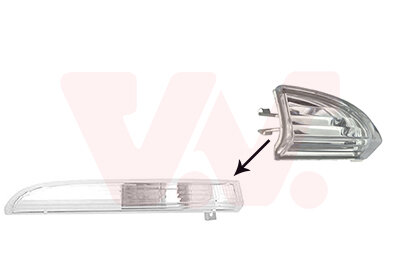 Reflektor, Blinkleuchte Stoßfänger,vorne rechts für VW PASSAT CC B6 (357)