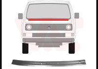 Frontscheibenrahmen  für VW TRANSPORTER T3 Bus (25_)